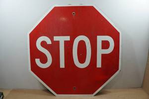 lot 231 image: Retired Official Stop Sign