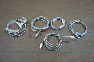 lot 235 image: 5 USB-C to Lightning Charging Cables