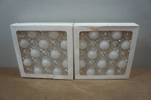 lot 239 image: 2 25-Packs of Christmas Ornaments