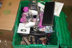 lot 293 image: Shoes, Suspenders, Weights