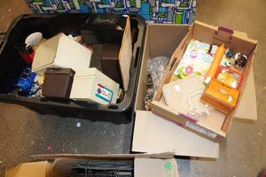 lot 296 image: Assorted Home Dcor - Frames, Candle Holders, Vase