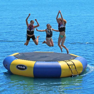 lot 1 image: Rave Sports Bongo 13 Inflatable Water Bouncer - 13 Diameter