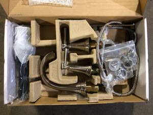 lot 4 image: American Standard Rumson 8 in. Widespread 2-Handle Bathroom Faucet in Brushed Nickel Customer Returns See Pictures