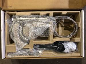 lot 5 image: American Standard Rumson Single Hole Single-Handle Bathroom Faucet in Brushed Nickel Customer Returns See Pictures