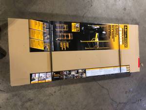 MetalTech Jobsite 6 ft. Baker Style Rolling Scaffold Platform, 1100 lbs. Load Capacity, Steel, 6 ft. W x 6.25 ft. H x 2.5 ft. D   Customer Returns See Pictures