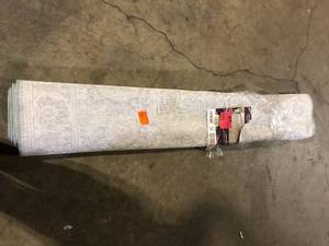 lot 16 image: Home Decorators Collection Reynell Light Blue 6 ft. x 9 ft. ft. Floral Traditional Area Rug  Customer Returns See Pictures