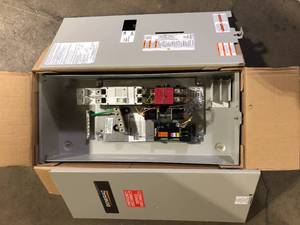 lot 22 image: Generac 200-Amp Service Rate Automatic Whole House Transfer Switch  Customer Returns See Pictures