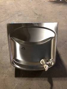 lot 23 image: Elkay Non-Filtered Cooler Wall Mount ADA Light Gray Granite Drinking Fountain Missing Pieces   Customer Returns See Pictures