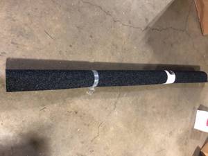 lot 29 image: 8 ft. x 10 ft. Gray Wide Wale  IndoorOutdoor Multipurpose Rug   Customer Returns See Pictures