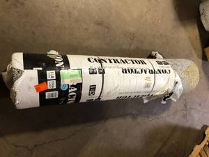 lot 31 image: FUTURE FOAM Contractor 38 in. Thick 5 lb. Density Carpet Cushion Customer Returns See Pictures