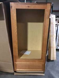 lot 38 image: Hampton Bay Oven Cabinet  Customer Returns See Pictures