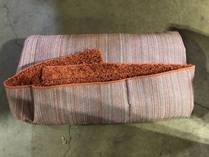 lot 50 image: Unique Loom Solid Shag Terracotta 9 ft. x 12 ft. Area Rug   Customer Returns See Pictures