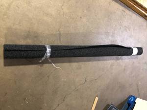 lot 56 image: 8 ft. x 10 ft. Gray Wide Wale IndoorOutdoor Multipurpose Rug Customer Returns See Pictures