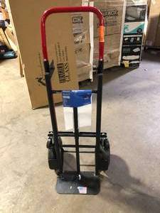 lot 63 image: Milwaukee 800 lbs. Capacity 2-in-1 Convertible Hand Truck customer return see pictures