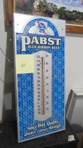 lot 21 image: PBR Thermometer, 20.5 x 9