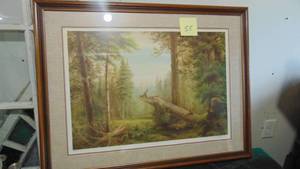 lot 55 image: Wildlife Print, M Pettis, 455580, 26.5 x 34.5