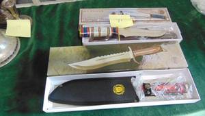 lot 71 image: Sky Dancer and Chippawa Hunting Knife