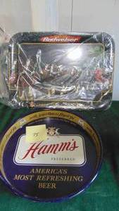 lot 75 image: Hamms and Budweiser Trays