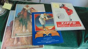 lot 76 image: New Tin Signs