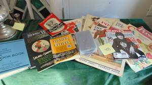 lot 82 image: Magazines, Cookbooks and Postcard Protectors