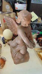 lot 119 image: Terra Cotta Angel 21 Tall