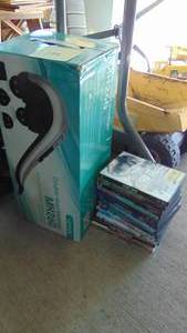 lot 133 image: Double Head Massager and Misc DVDs