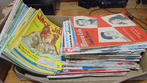 lot 143 image: Jack and Jill and Science Stories Magazines