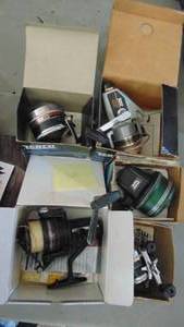 lot 168 image: 5- Various Fishing Reels