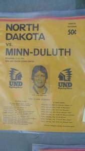 lot 172 image: 1976 UND vs Minnesota Duluth Program