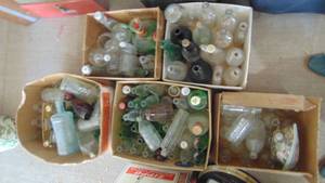 lot 180 image: 5-Boxes of Vintage Bottles