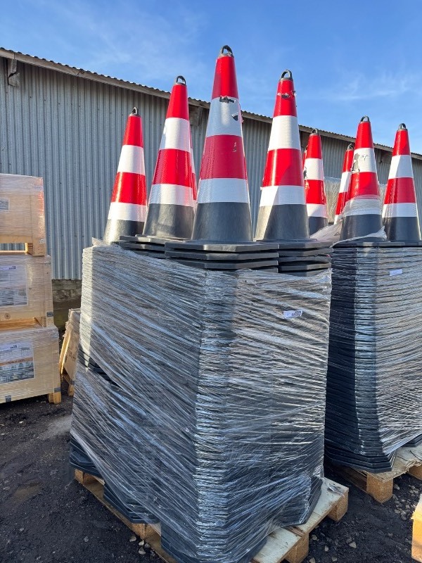 lot 9529 image: SDLANCH Safety Traffic Cones (IRSTC)  Approximately 250 cones included