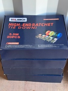 lot 9326 image: SDLANCH High End Ratchet Tie Downs, 3.5M, 20 Pcs