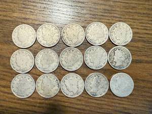 lot 45 image: 15 Liberty V Nickles