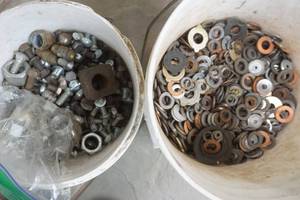 lot 92 image: Washers, bolts