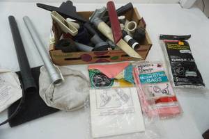 lot 117 image: Vacuum bags , hose attachments