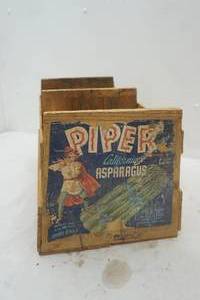 lot 201 image: Vintage Wooden Crate