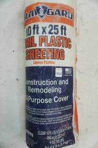 lot 212 image: 4 Mil Plastic Sheeting