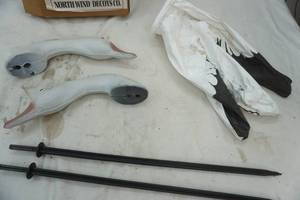 lot 245 image: North Wind Decoys. Snow Geese