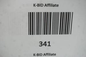 lot 341 image: Homemade small hardware holder with contents,14 x13 x4,double sided