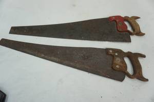 lot 356 image: Vintage Hand Saws(2)