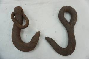 lot 357 image: (2) large Hooks