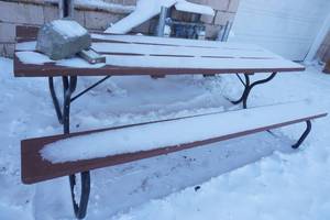 lot 444 image: Large Picnic Table