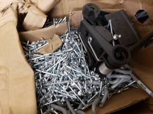 lot 58 image: Box of rivets