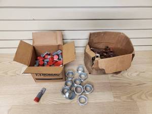 lot 66 image: Box of scotch locks nipples and box of copper