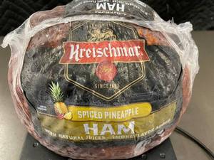 lot 152 image: Kretschmar Spiced Pineapple Ham, 5.28 lb Factory Sealed