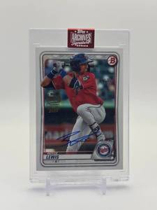 2020 Topps Archives Signature Series Royce Lewis Autograph Rookie Card Serial #’d 22/26 Rare Twins Collectible
