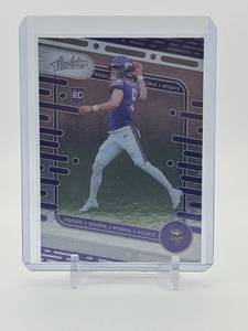 lot 111 image: 2024 Panini Absolute - Rookies J.J. McCarthy Rookie Card Minnesota Vikings
