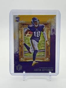 lot 129 image: 2020 Panini Chronicles - Gridiron Kings Justin Jefferson Rookie Card Minnesota Vikings