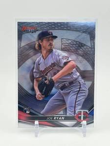 lot 152 image: 2022 Bowmans Best Joe Ryan Rookie Card Minnesota Twins