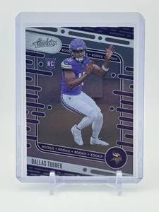 lot 166 image: 2024 Panini Absolute - Rookies Dallas Turner #117 Rookie Card Minnesota Vikings